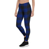 Blue Buffalo Plaid Women's Leggings-grizzshop