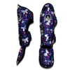 Blue Butterfly Floral Print Muay Thai Shin Guard-grizzshop