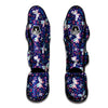 Blue Butterfly Floral Print Muay Thai Shin Guard-grizzshop