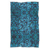 Blue Butterfly Pattern Print Throw Blanket-grizzshop