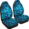 Load image into Gallery viewer, Blue Butterfly Pattern Print Universal Fit Car Seat Cover-grizzshop
