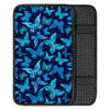 Blue Butterfly Print Car Console Cover-grizzshop