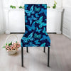 Blue Butterfly Print Chair Cover-grizzshop