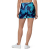 Blue Butterfly Print Mini Skirt-grizzshop