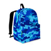 Blue Camo Print Backpack-grizzshop