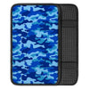 Blue Camo Print Car Console Cover-grizzshop