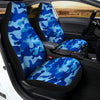 Blue Camo Print Car Seat Covers-grizzshop