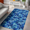 Blue Camo Print Floor Mat-grizzshop