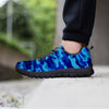 Blue Camo Print Men's Sneakers-grizzshop