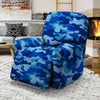 Blue Camo Print Recliner Cover-grizzshop