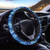 Blue Camo Print Steering Wheel Cover-grizzshop