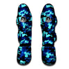 Blue Camoflage Print Muay Thai Shin Guard-grizzshop