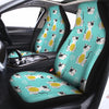 Blue Cat Print Car Seat Covers-grizzshop