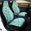 Blue Cat Print Car Seat Covers-grizzshop