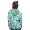 Blue Cat Print Women's Hoodie-grizzshop