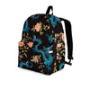 Blue Chinese Dragon Floral Print1 Backpack-grizzshop