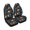 Blue Chinese Dragon Floral Print1 Car Seat Covers-grizzshop