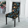 Blue Chinese Dragon Floral Print1 Chair Cover-grizzshop