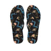 Blue Chinese Dragon Floral Print1 Men's Flip Flops-grizzshop