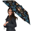 Blue Chinese Dragon Floral Print1 Umbrella-grizzshop