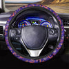 Blue Chinese Dragon Hoodie Steering Wheel Cover-grizzshop