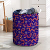 Blue Chinese Dragon Laundry Basket-grizzshop