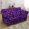 Blue Chinese Dragon Loveseat Cover-grizzshop