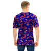 Blue Chinese Dragon Men T Shirt-grizzshop