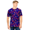 Blue Chinese Dragon Men T Shirt-grizzshop