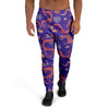 Blue Chinese Dragon Men's Joggers-grizzshop