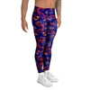 Blue Chinese Dragon Men's Leggings-grizzshop