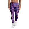 Blue Chinese Dragon Men's Leggings-grizzshop