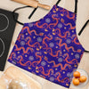 Blue Chinese Dragon Women's Apron-grizzshop