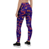 Blue Chinese Dragon Women's Leggings-grizzshop