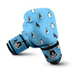 Blue Cute Penguin Print Pattern Boxing Gloves-grizzshop