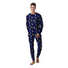 Blue Dancer Print Pattern Men's Pajamas-grizzshop