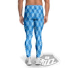 Blue Dice Casino Print Pattern Men's Leggings-grizzshop