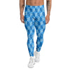 Blue Dice Casino Print Pattern Men's Leggings-grizzshop