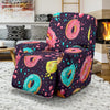 Blue Donut Pattern Print Recliner Cover-grizzshop