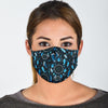 Blue Dream Catcher Feather Face Mask-grizzshop