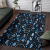 Blue Dream Catcher Feather Floor Mat-grizzshop