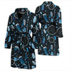 Blue Dream Catcher Feather Men Long Robe-grizzshop