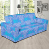 Blue Elephant Mandala Print Sofa Covers-grizzshop