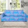 Blue Elephant Mandala Print Sofa Covers-grizzshop