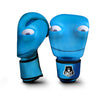 Blue Face Cartoon Emoticon Character Print Boxing Gloves-grizzshop