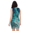 Blue Galaxy Space Bodycon Dress-grizzshop