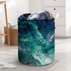 Blue Galaxy Space Laundry Basket-grizzshop