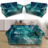 Blue Galaxy Space Loveseat Cover-grizzshop