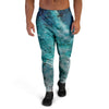 Blue Galaxy Space Men's Joggers-grizzshop