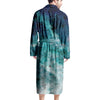 Blue Galaxy Space Men's Robe-grizzshop